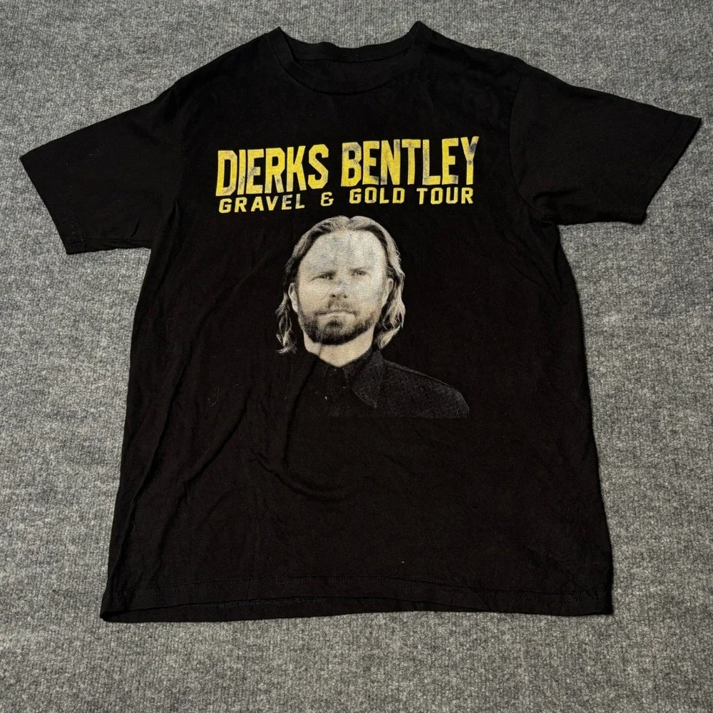 Lot of 3 Country Music Shirts Mens Medium Dierks Bentley Carrie Underwood Rucker